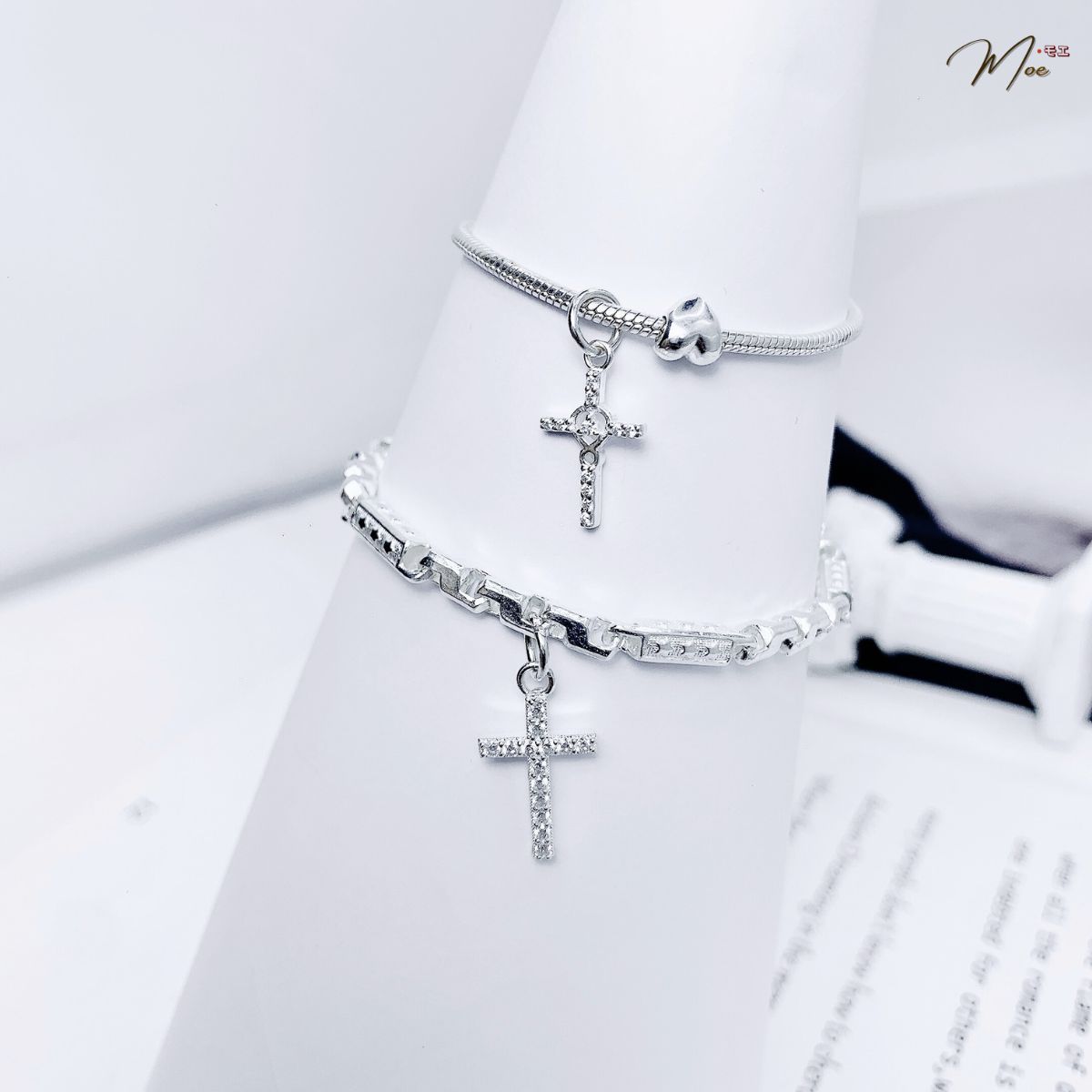 ĐT47 - Lắc tay đôi thánh giá ống đốt mix dây tim_thumbnail_2