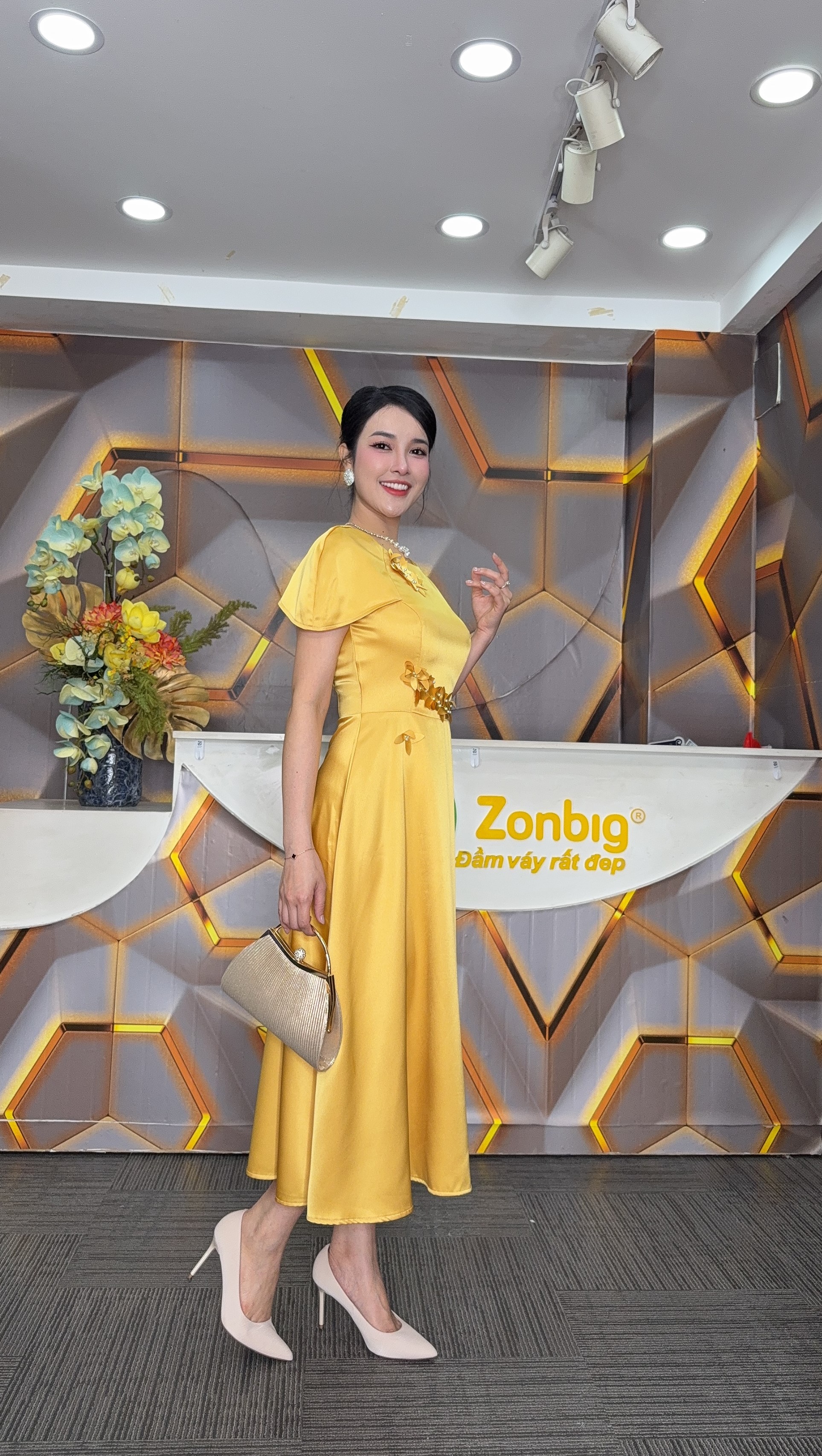 Đầm xòe - Y1938 - Thương hiệu Zonbig_thumbnail_2