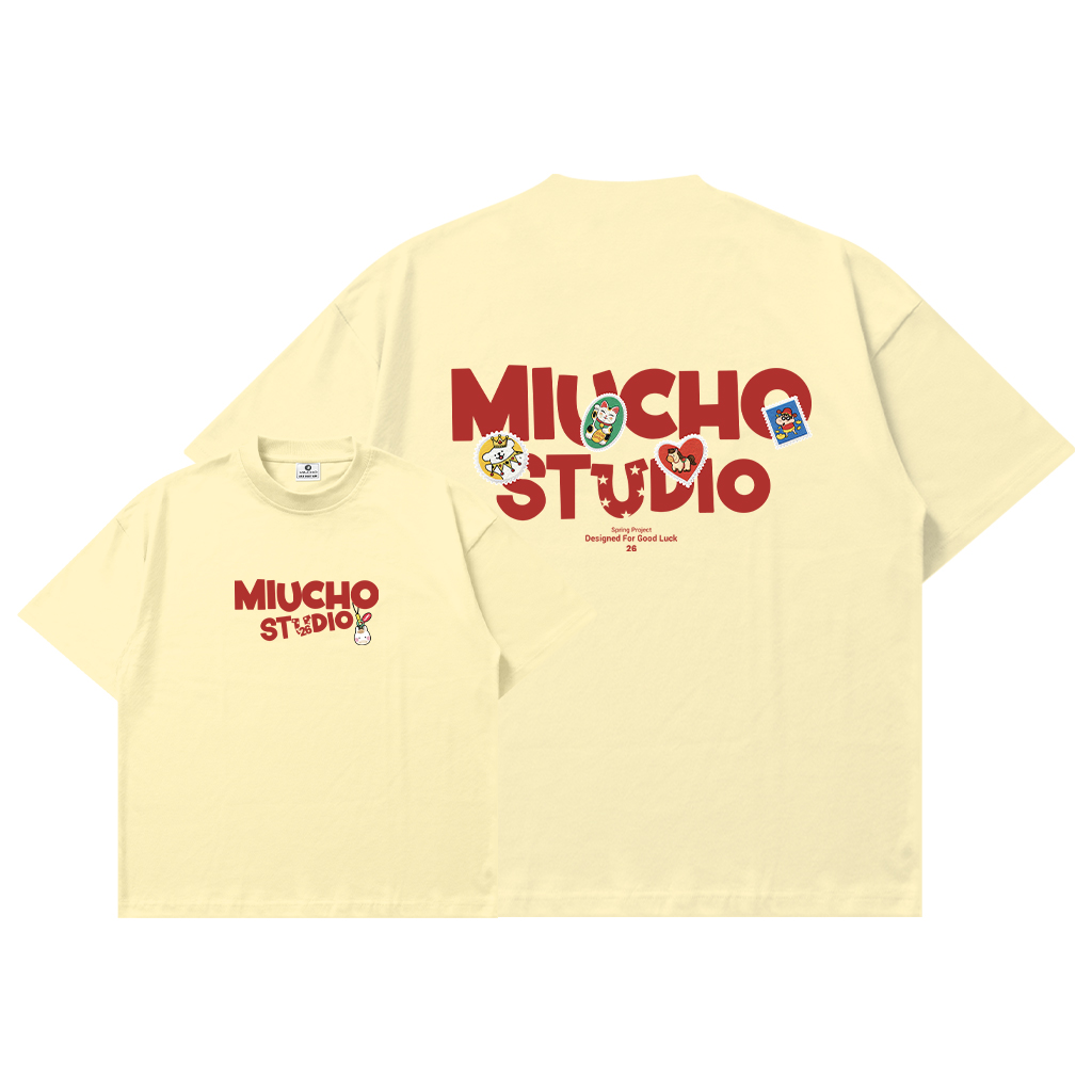 Áo thun Tết boxy nam nữ local brand Miucho Studio vải dày dặn thoáng mát tôn dáng 2981_thumbnail_14