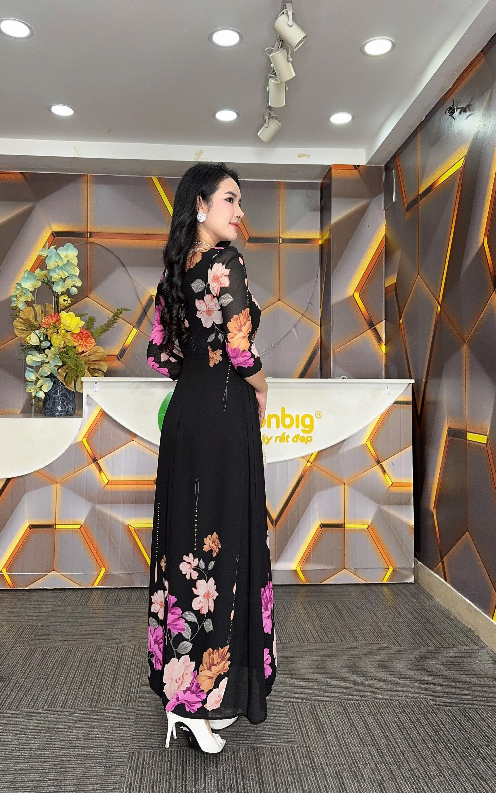Đầm giả áo dài - Y1398 - Thương hiệu Zonbig_thumbnail_3