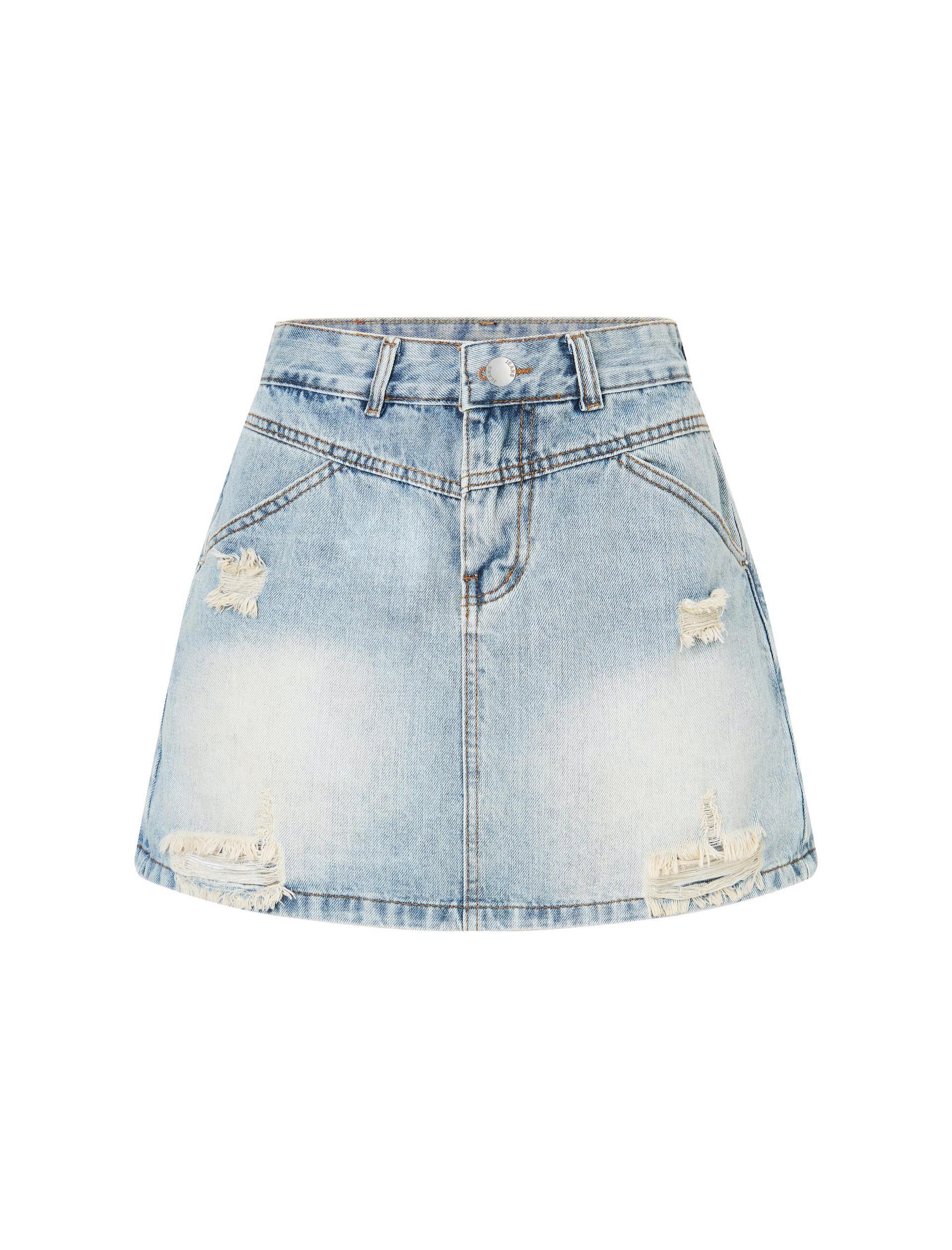 BIGSIZE - Quần váy jean rách kiểu T-QVJ2103 dành cho nàng béo_thumbnail_6