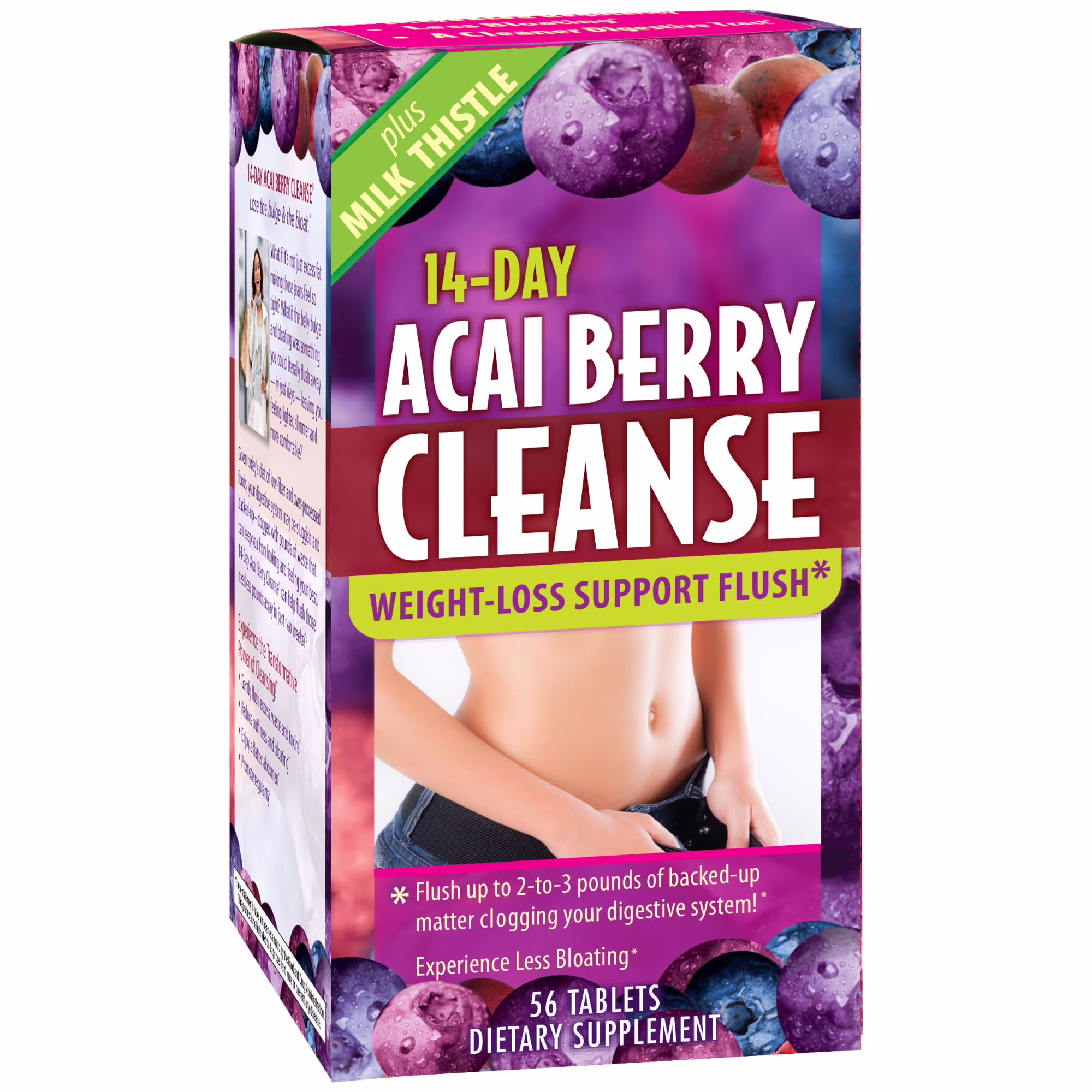 Thực Phẩm Chức Năng Applied Nutrition 14-Day Acai Berry Cleanse – Liệu Trình 14 Ngày Thanh Lọc Và Làm Sạch Cơ Thể (56 Viên) SHM-0058