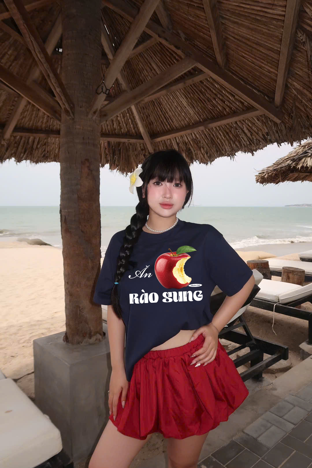 Áo thun boxy in chữ độc đáo 2256 Miucho cổ tròn chất vải cotton 2 chiều in mix_thumbnail_2