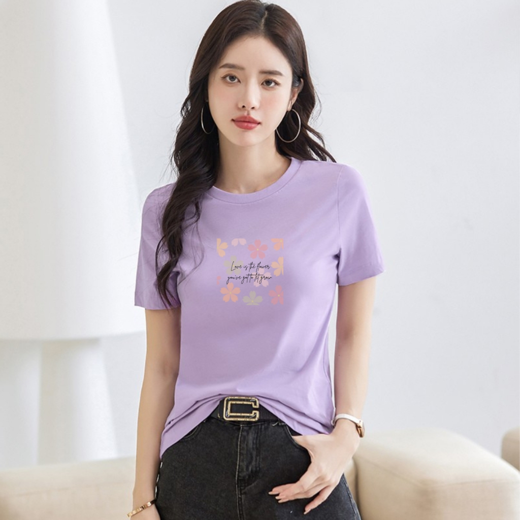 [Form vừa] Áo thun nữ 𝐋𝐎𝐙𝐀 in chữ 