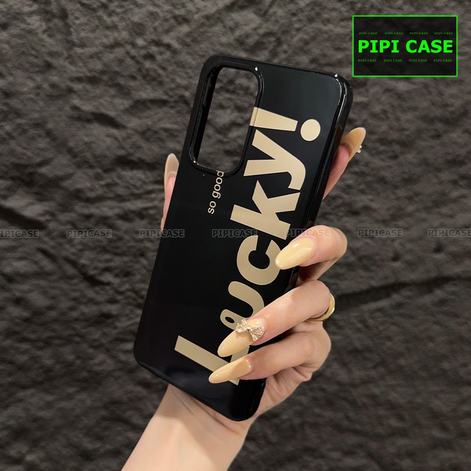 Ốp Lưng Samsung A33 - Lucky - Đen