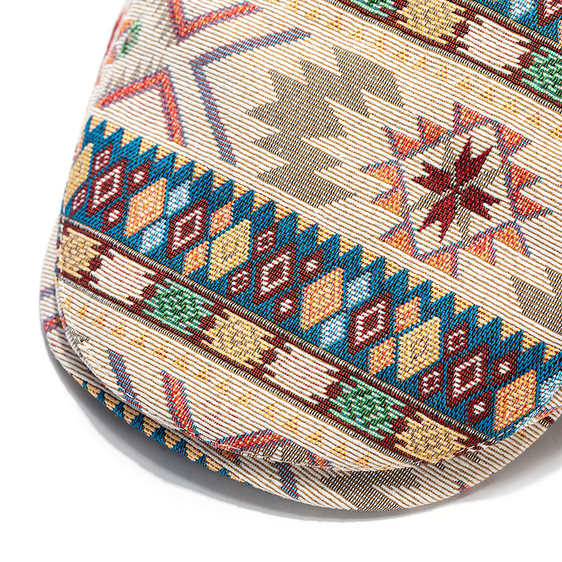 Mũ beret hoạ tiết thổ cẩm HZ2528_thumbnail_4