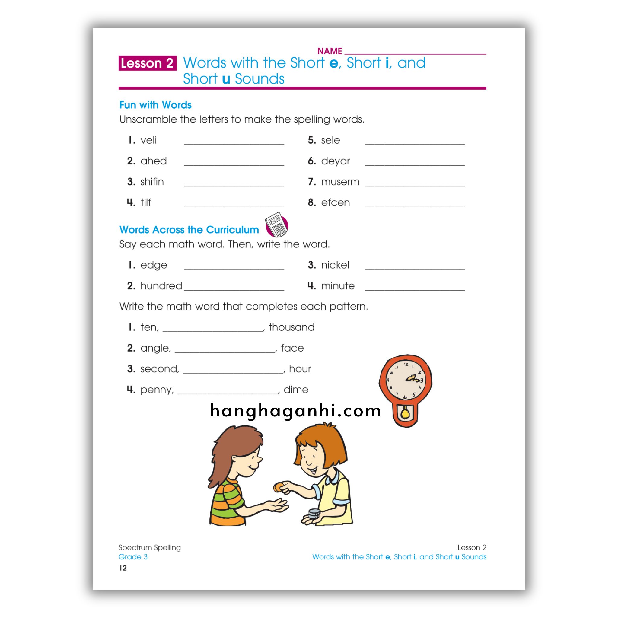Sách Spectrum Spelling Workbook Grade 3_thumbnail_15