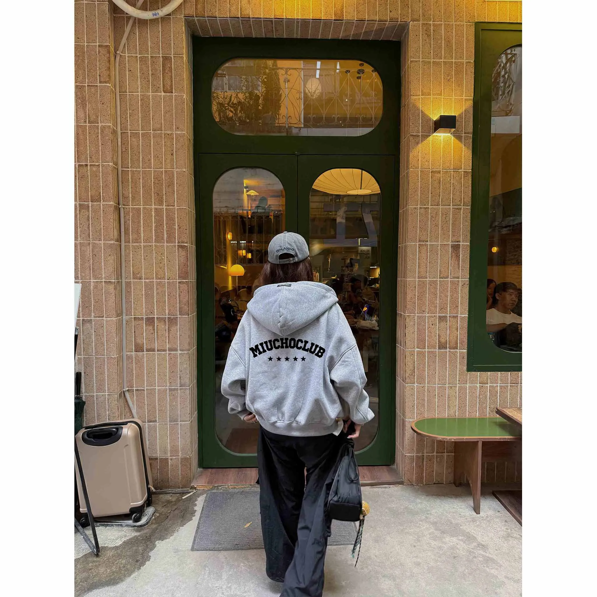 Áo hoodie zip boxy local brand Miucho 2590 vải nỉ 2 da cao cấp thoáng mát thấm hút mồ hôi tốt in basic_thumbnail_4