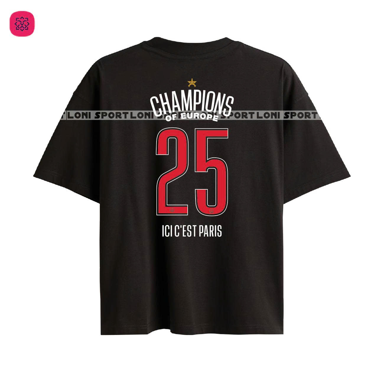 Áo thun nam nữ in logo PSG - 100% Cotton_thumbnail_3