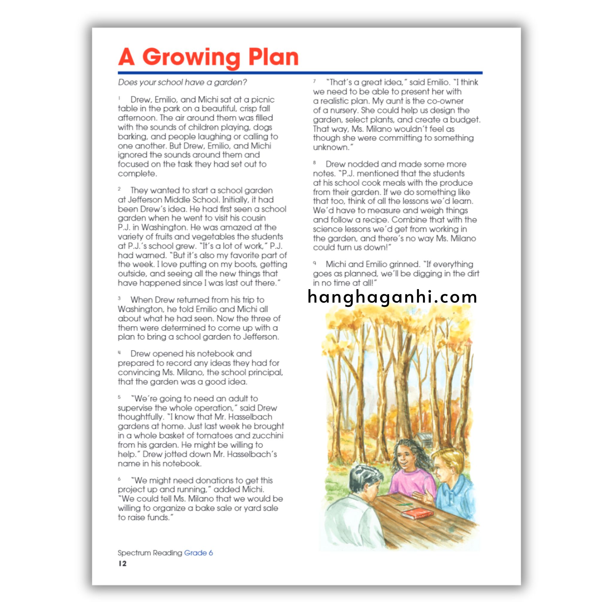 Sách Spectrum Reading Workbook Grade 6_thumbnail_17
