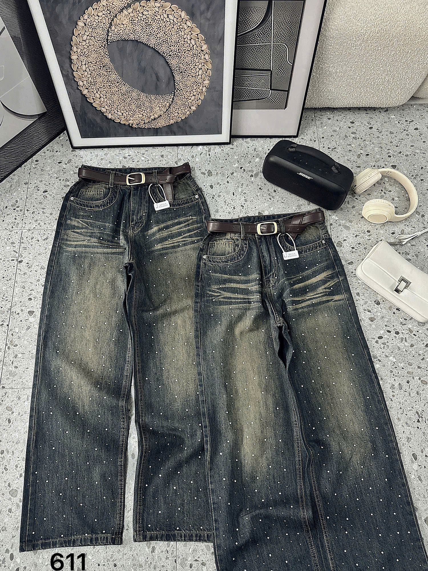 BIGSIZE NỮ- Quần suông ép đá T-QJ611_thumbnail_4