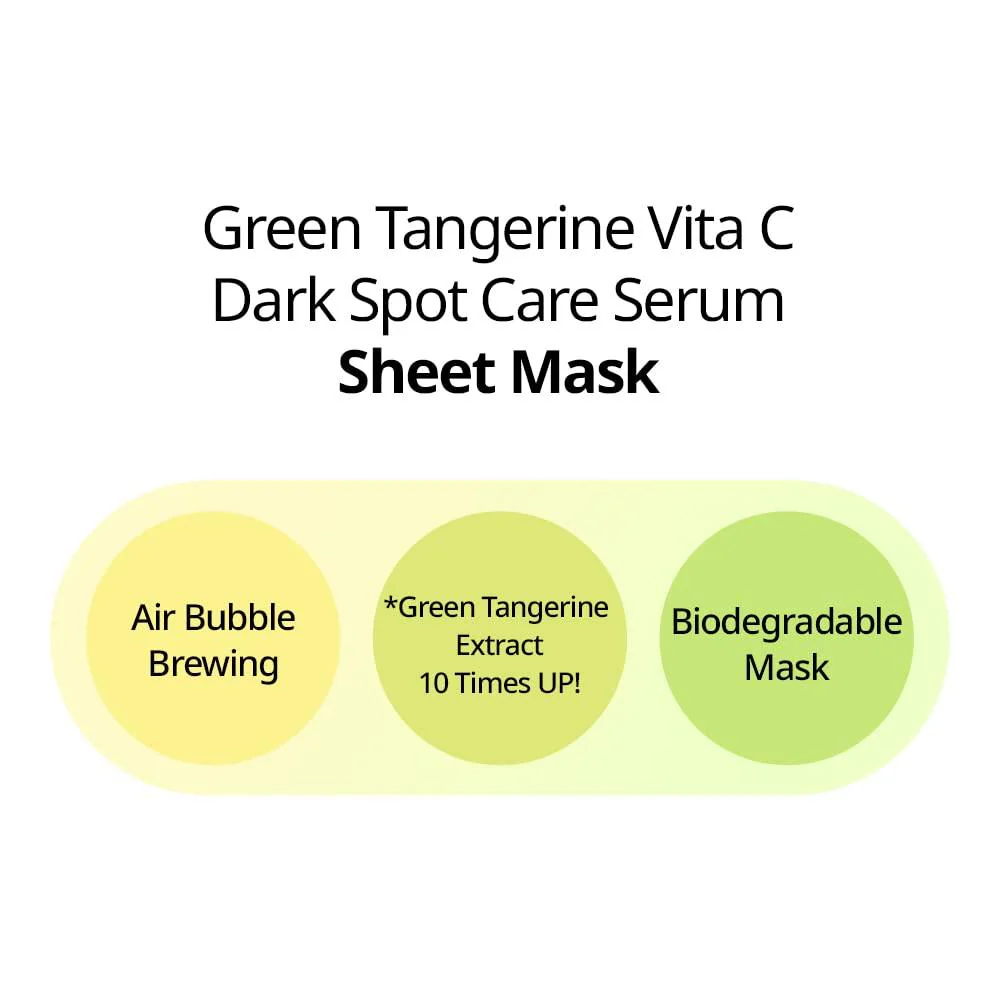 Goodal Green Tangerine Vita-C Dark Spot Care Serum Sheet Mask 28g_thumbnail_4