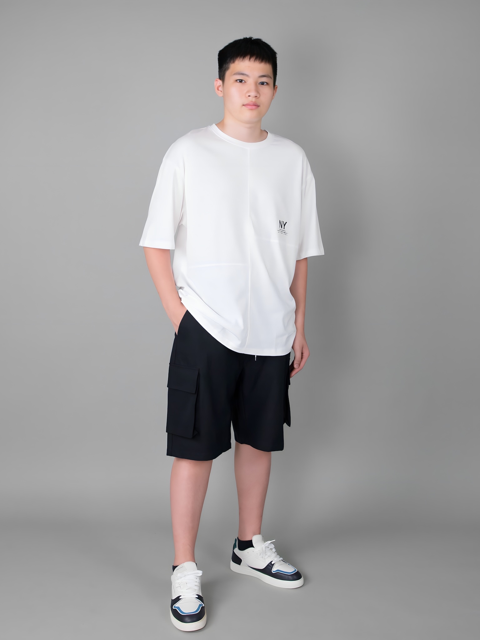 Áo phông bé trai dáng rộng phối 4 mảnh_thumbnail_2