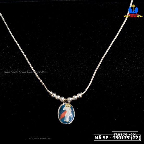 Dây chuyền bạc trẻ em liền mặt hình_thumbnail_3