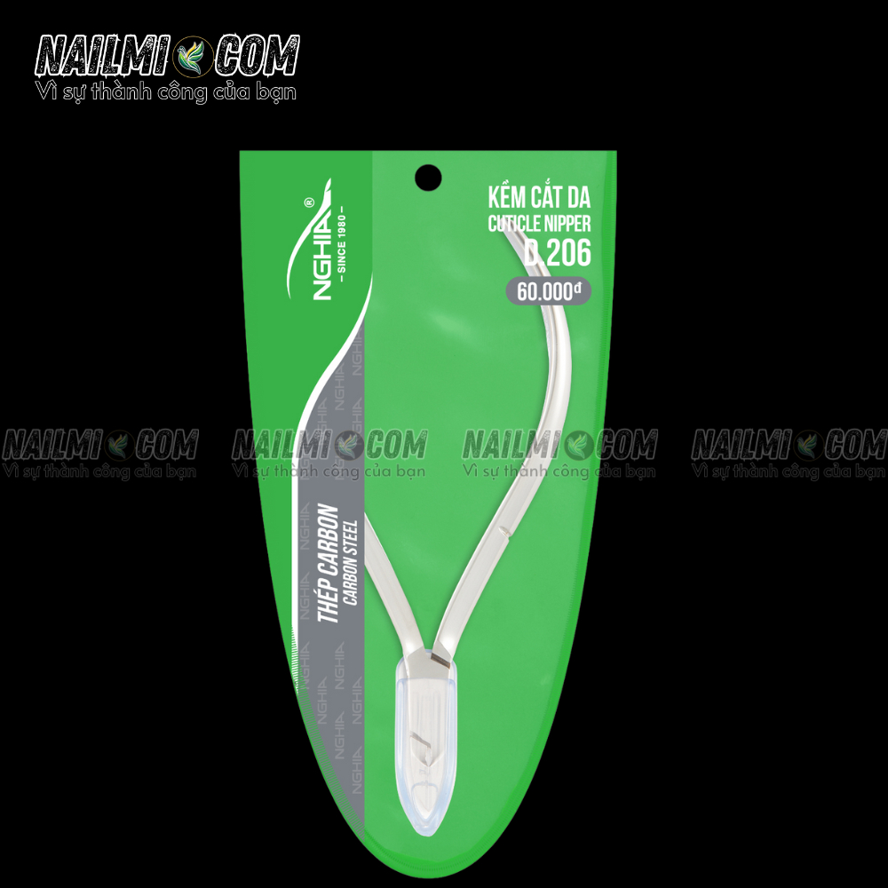 Kềm cắt da Kềm Nghĩa thép chuyên dụng D.206 Thép carbon, an toàn cho người dùng