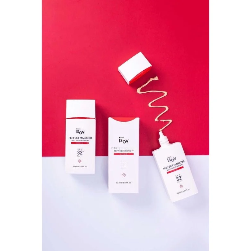 Kem chống nắng nâng tone có màu ISOV Perfect Magic BB SPF 32/PA++++ 50ml