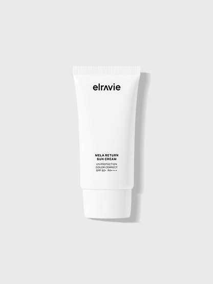 Kem Chống Nắng Dưỡng Ẩm Phục Hồi Cải Thiện Nếp Nhăn Không Kích Ứng Elravie Mela Return SunCream 50ml