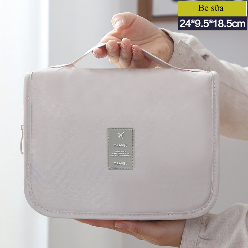 ] Túi đựng mỹ phẩm đồ du lịch đa năng có móc treo tiện lợi Túi đựng phụ kiện du lịch chống nước (TMP-OX-MT)