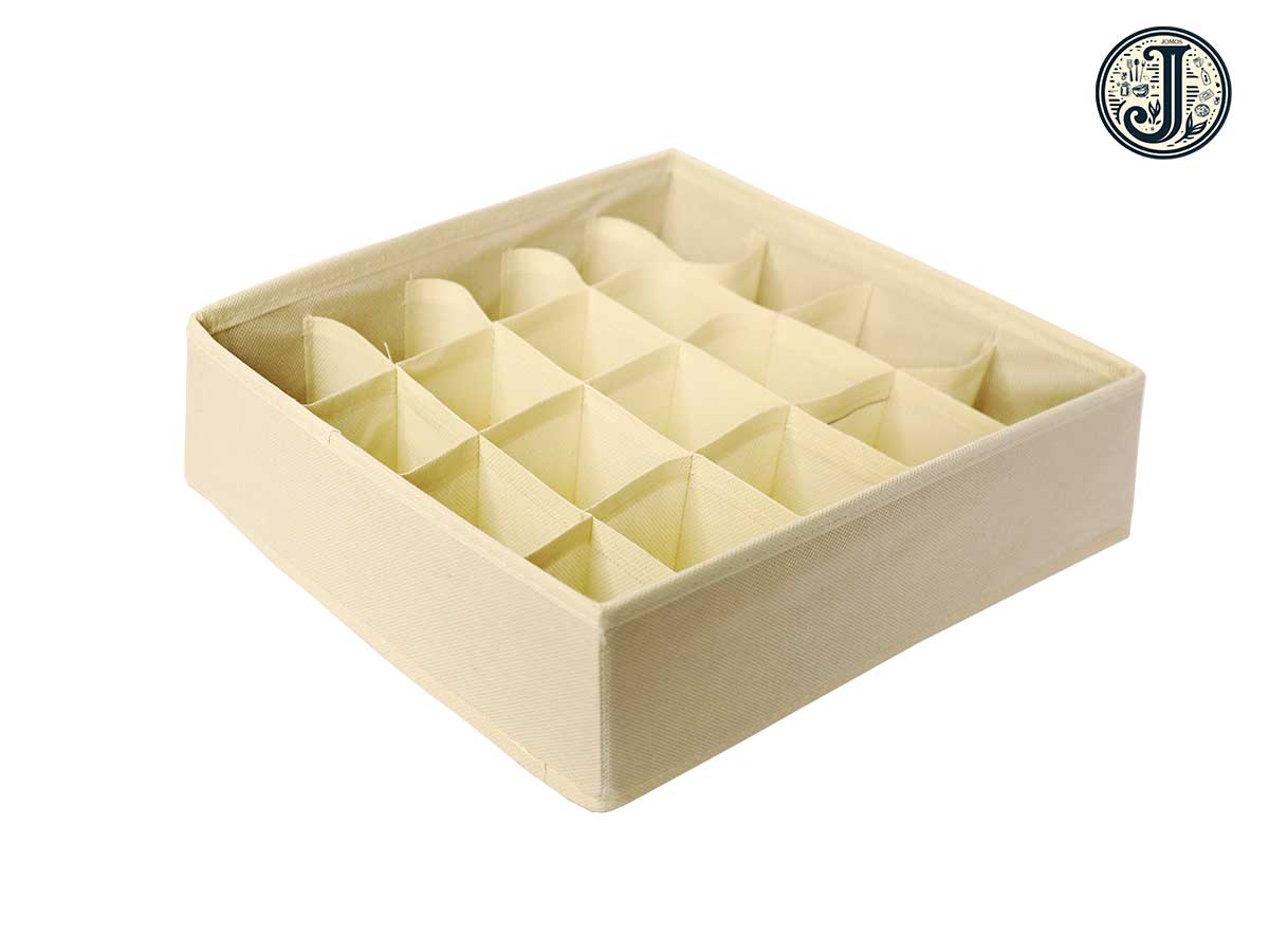 Combo 3 Hộp đựng đồ lót nhiều ngăn, kháng nước J06 kem_thumbnail_3