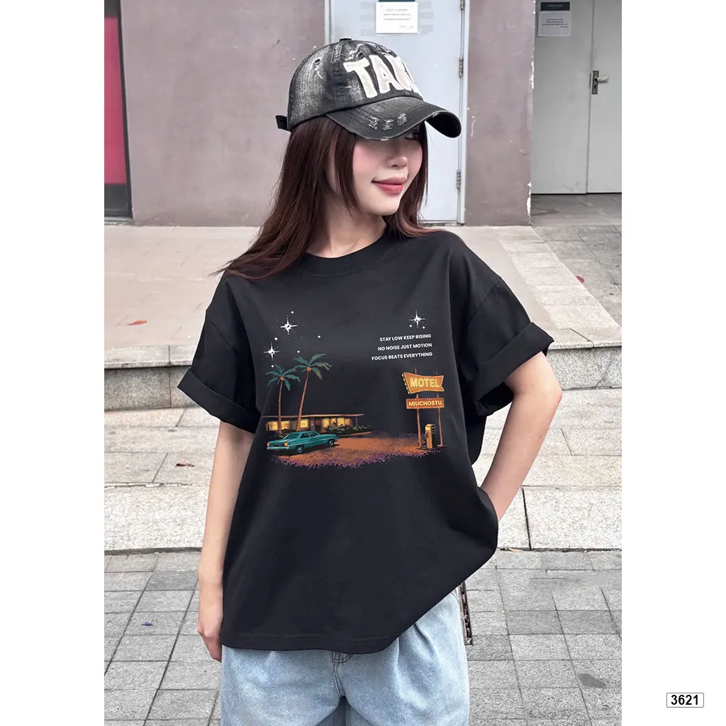 Áo thun boxy nam nữ cổ tròn Miucho Studio 3621_thumbnail_2