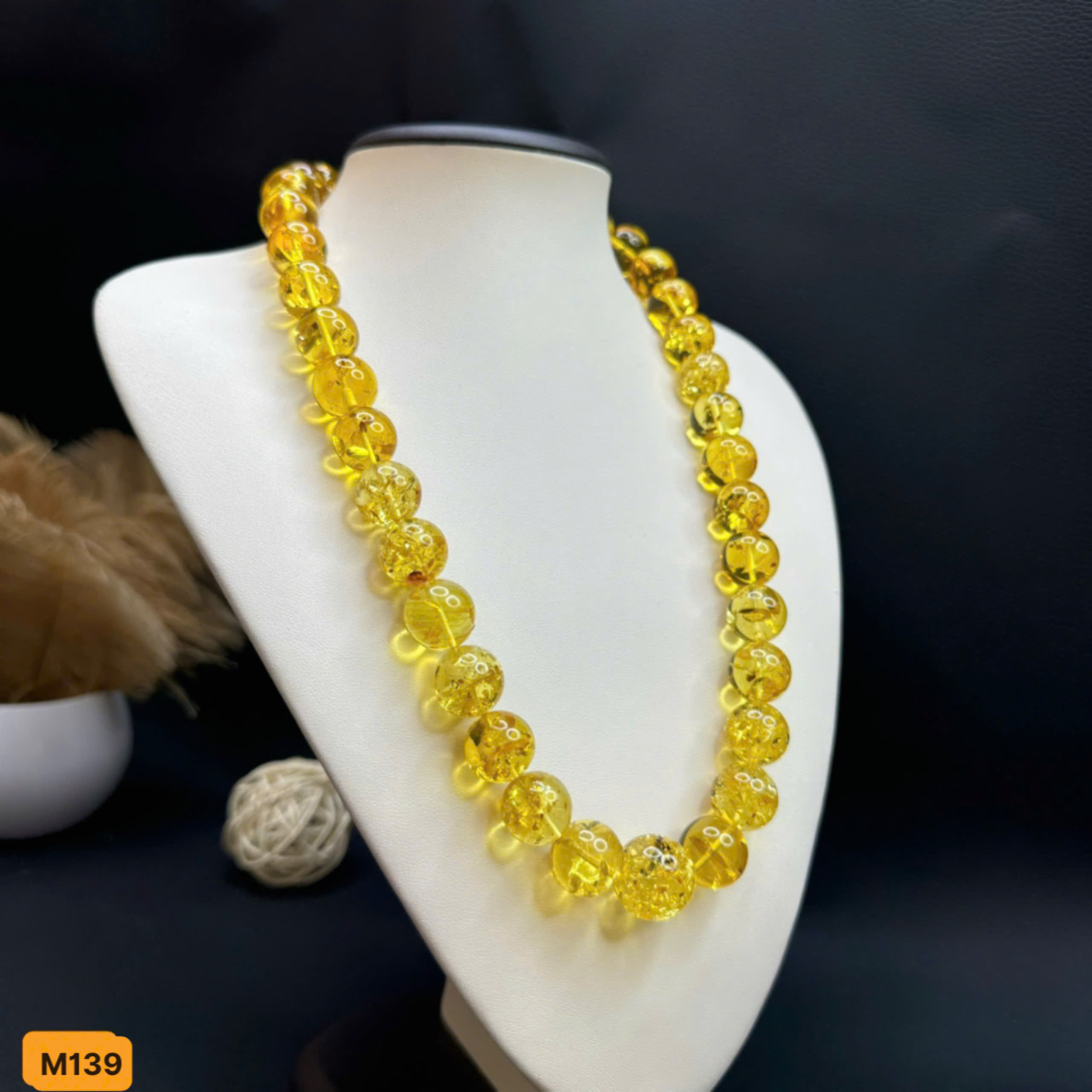 Vòng Cổ Nở Hoa Hổ Phách - M139_thumbnail_1