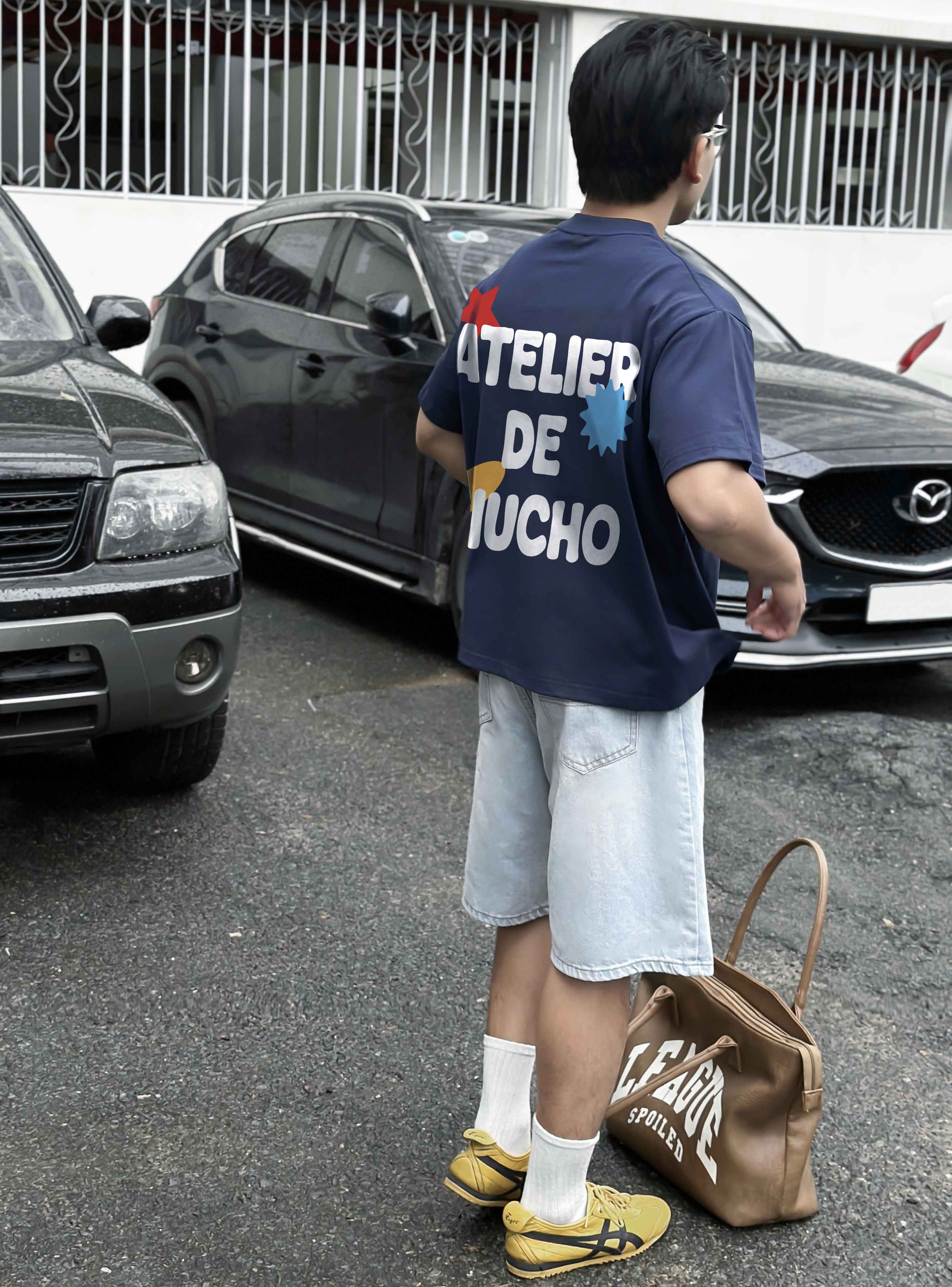 Áo phông local brand form boxy 2170 Miucho Club vải cotton 2c 250gsm cổ tròn đứng form in mix_thumbnail_3