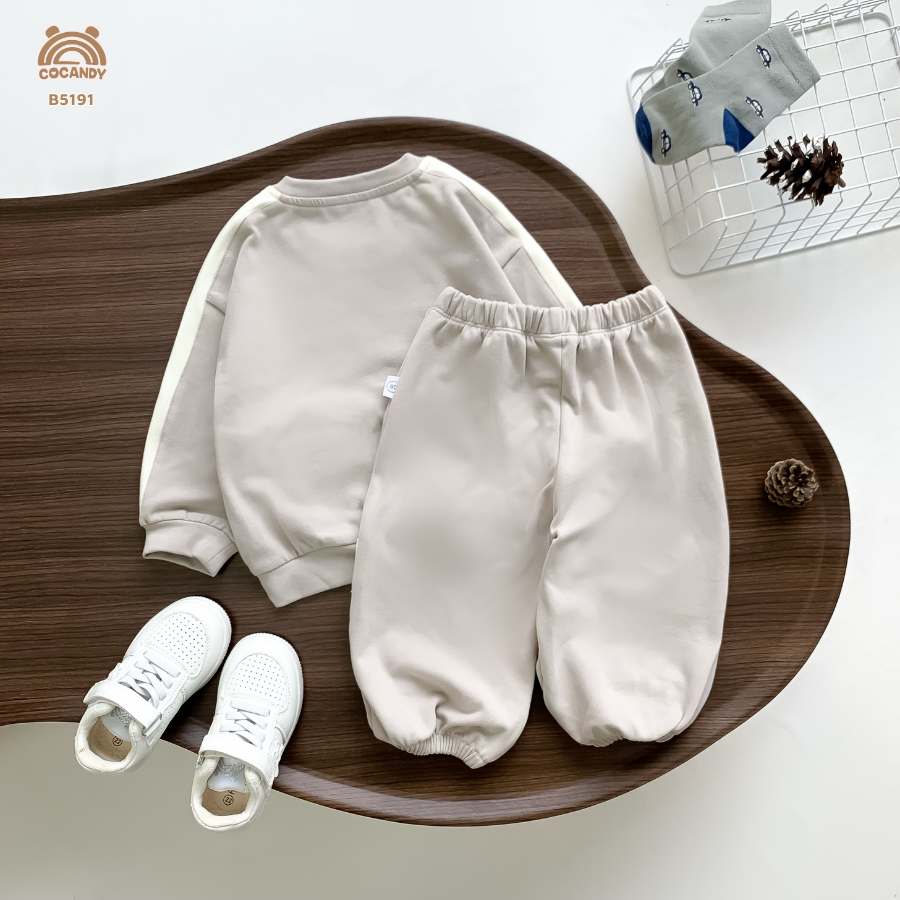 Bộ dài XÁM cổ tròn phối BE_thumbnail_2