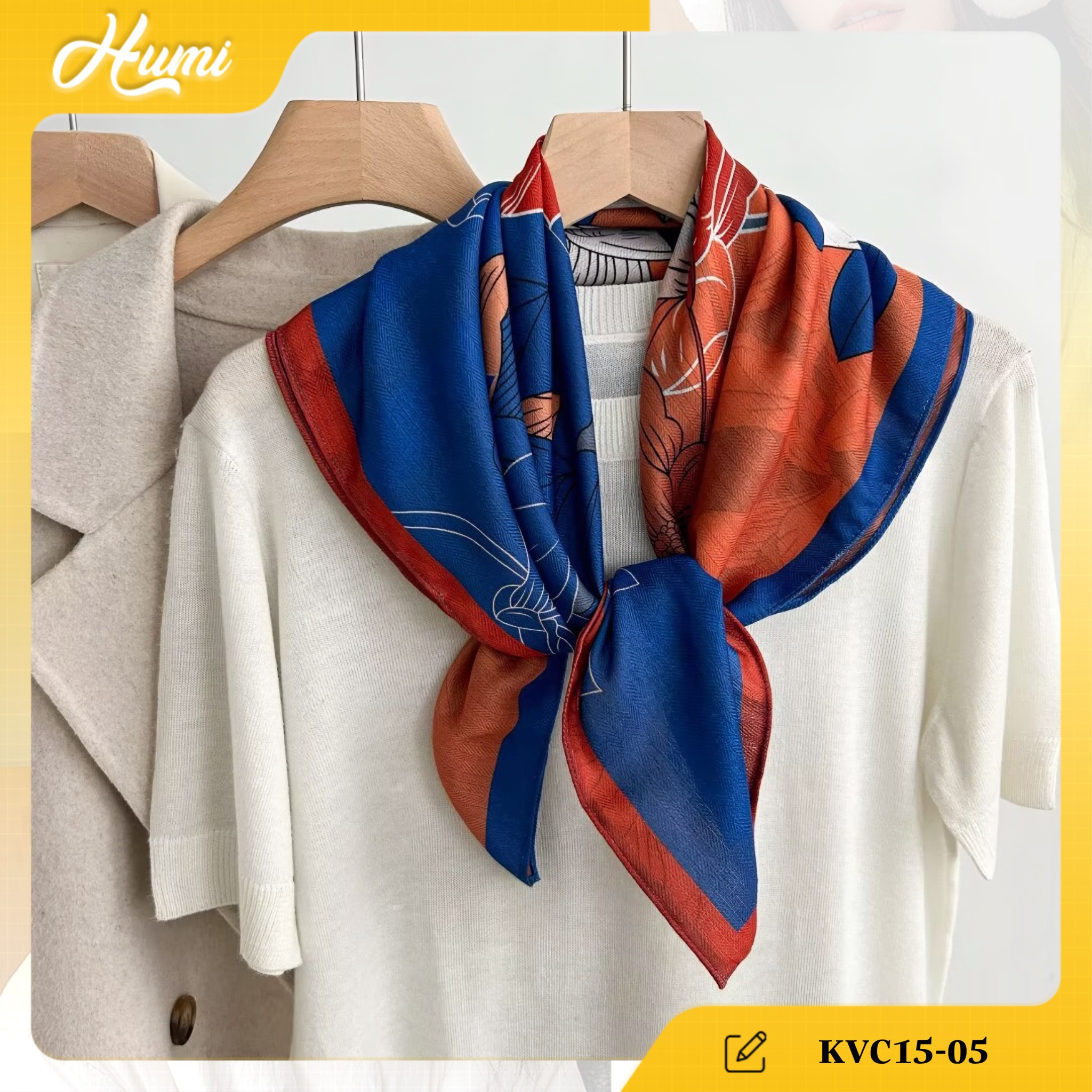 KHĂN COTTON VUÔNG 68x68cm (KVC15-05)