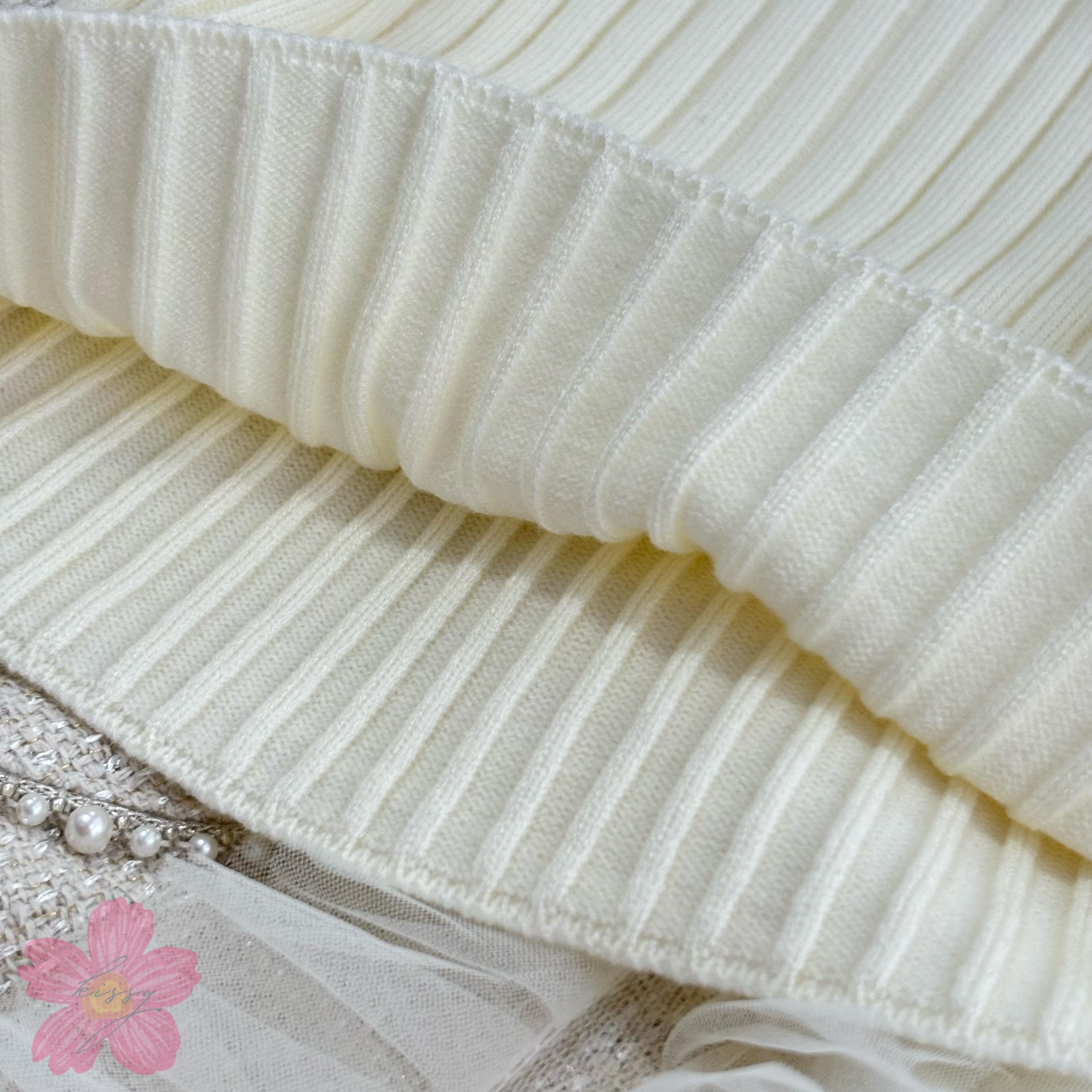 Set Váy Dạ Liền Voan Mềm Sang Chảnh Kèm Áo Len Giữ Nhiệt Mẫu Mới 2024 QCCC Dành Cho Bé Gái Sang Chảnh_thumbnail_5