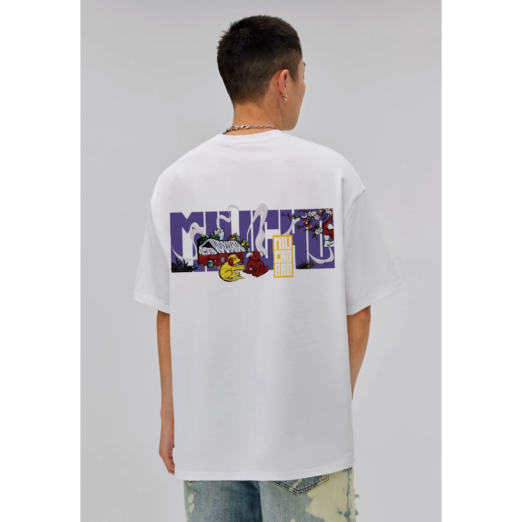 Áo thun nam form rộng 12 con giáp tuổi Tuất ( tuổi Chó) ATD448 Miucho Man cotton cổ tròn ingraphic_thumbnail_5