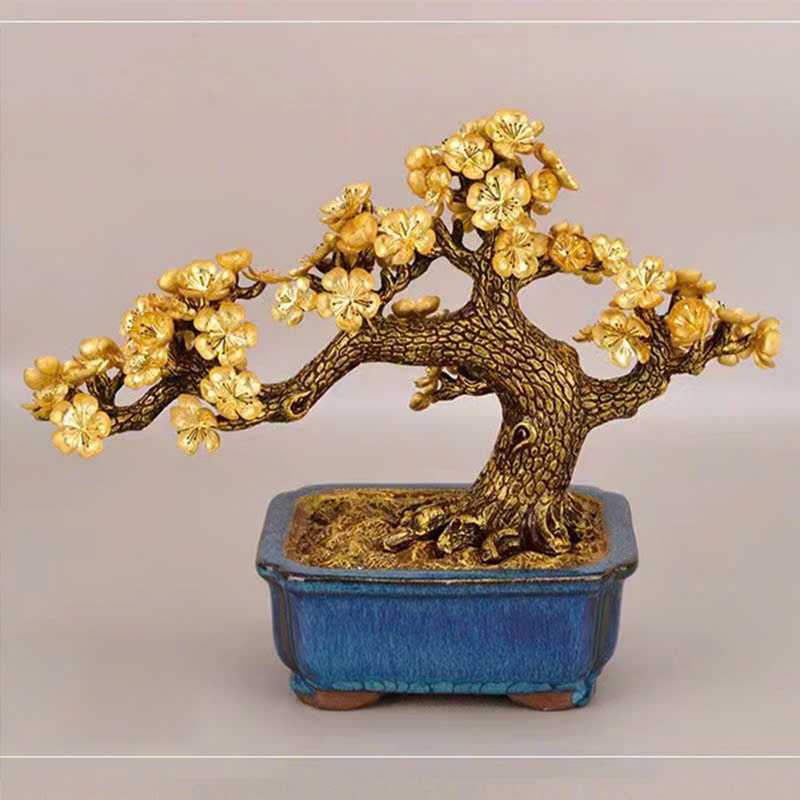 Cây Hoa Mai Ngũ Phúc MẠ VÀNG 24K _thumbnail_4