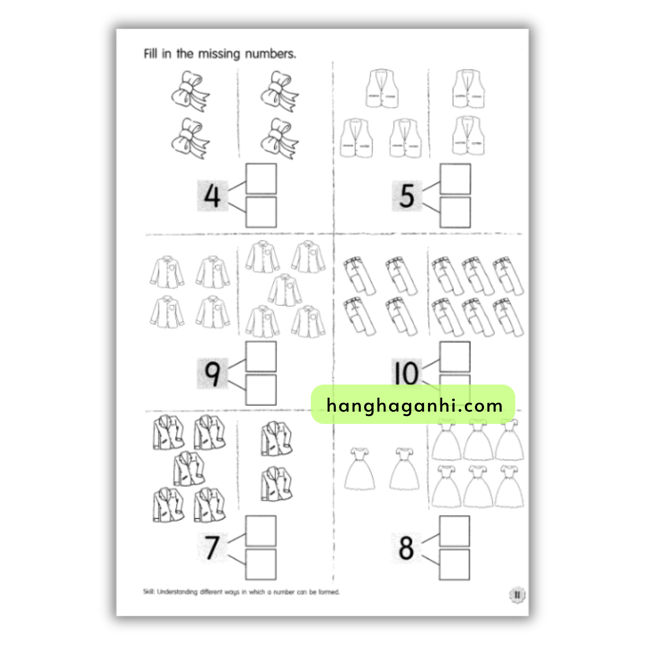 Bộ 2 cuốn Prepare for First Grade Science, Maths_thumbnail_8