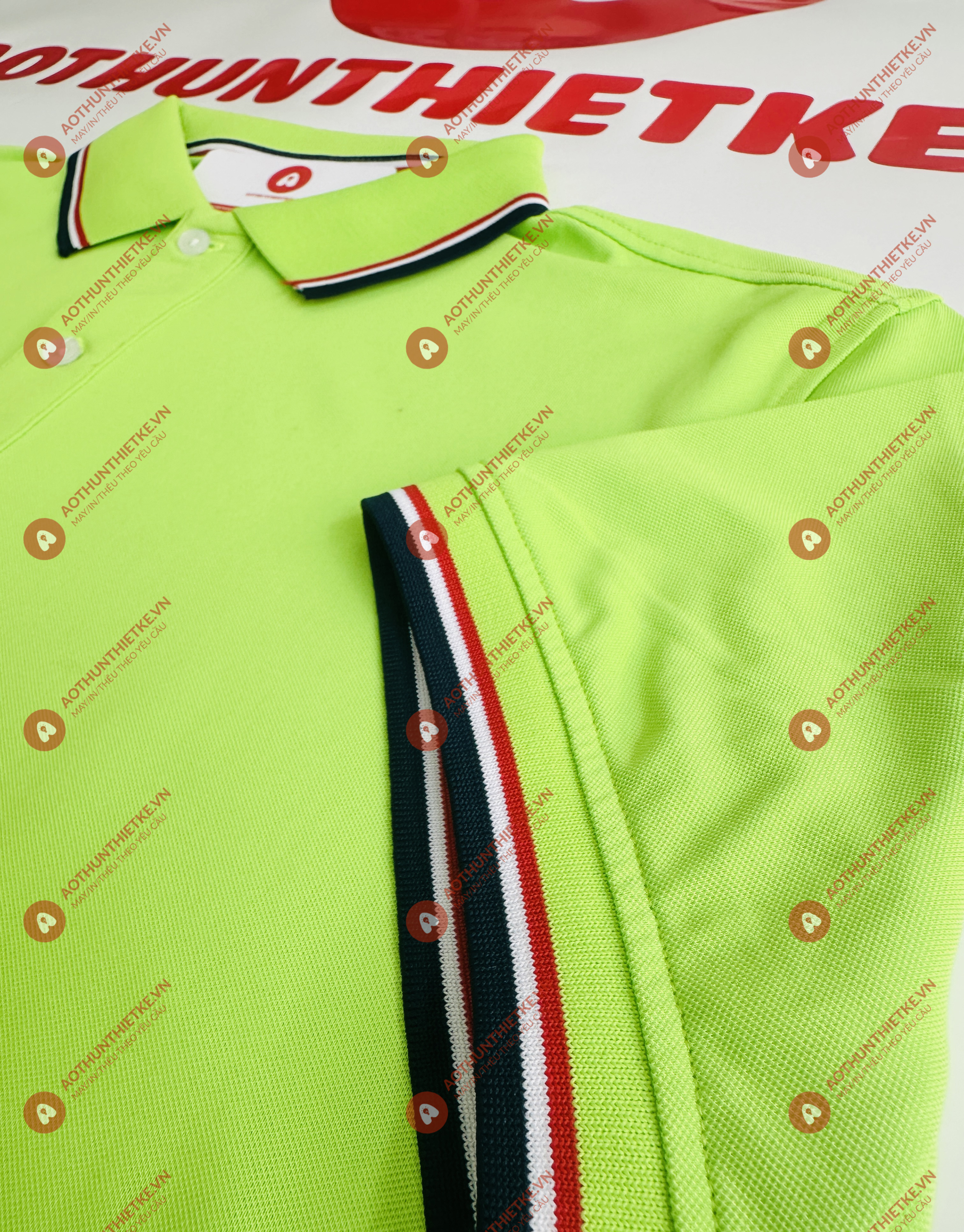 Áo Đồng Phục Polo 3 Sọc Chuối Non_thumbnail_2