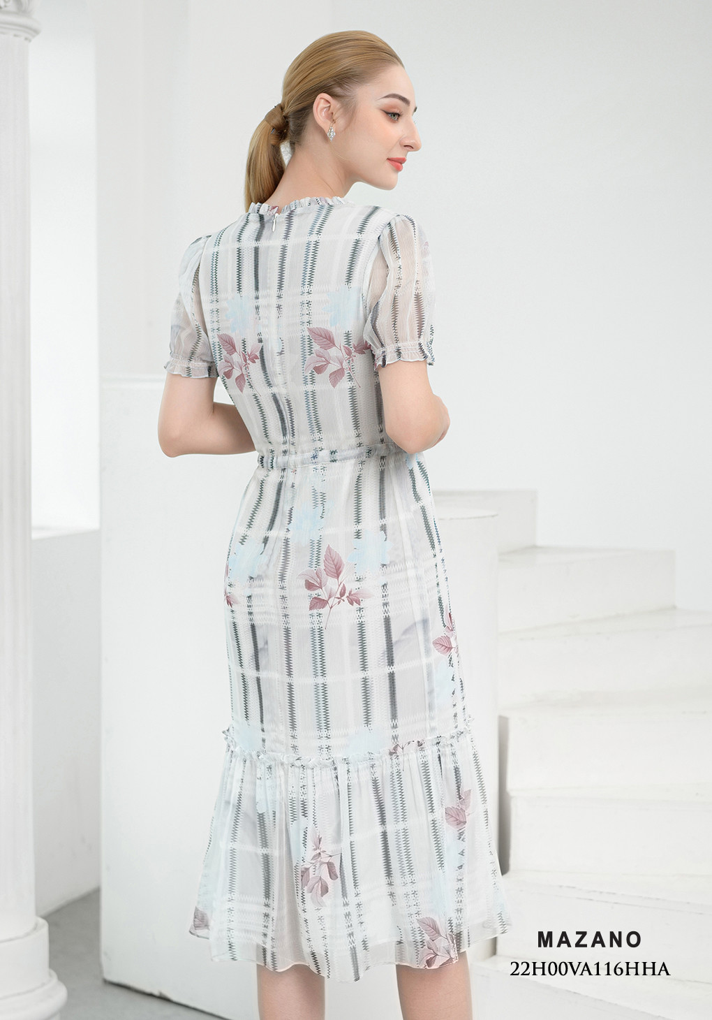 Đầm họa tiết thắt dây chân xòe_thumbnail_3