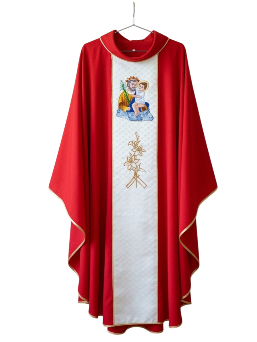 Áo lễ linh mục màu đỏ - Qùa tặng tân linh mục - Qùa tặng cha xứ