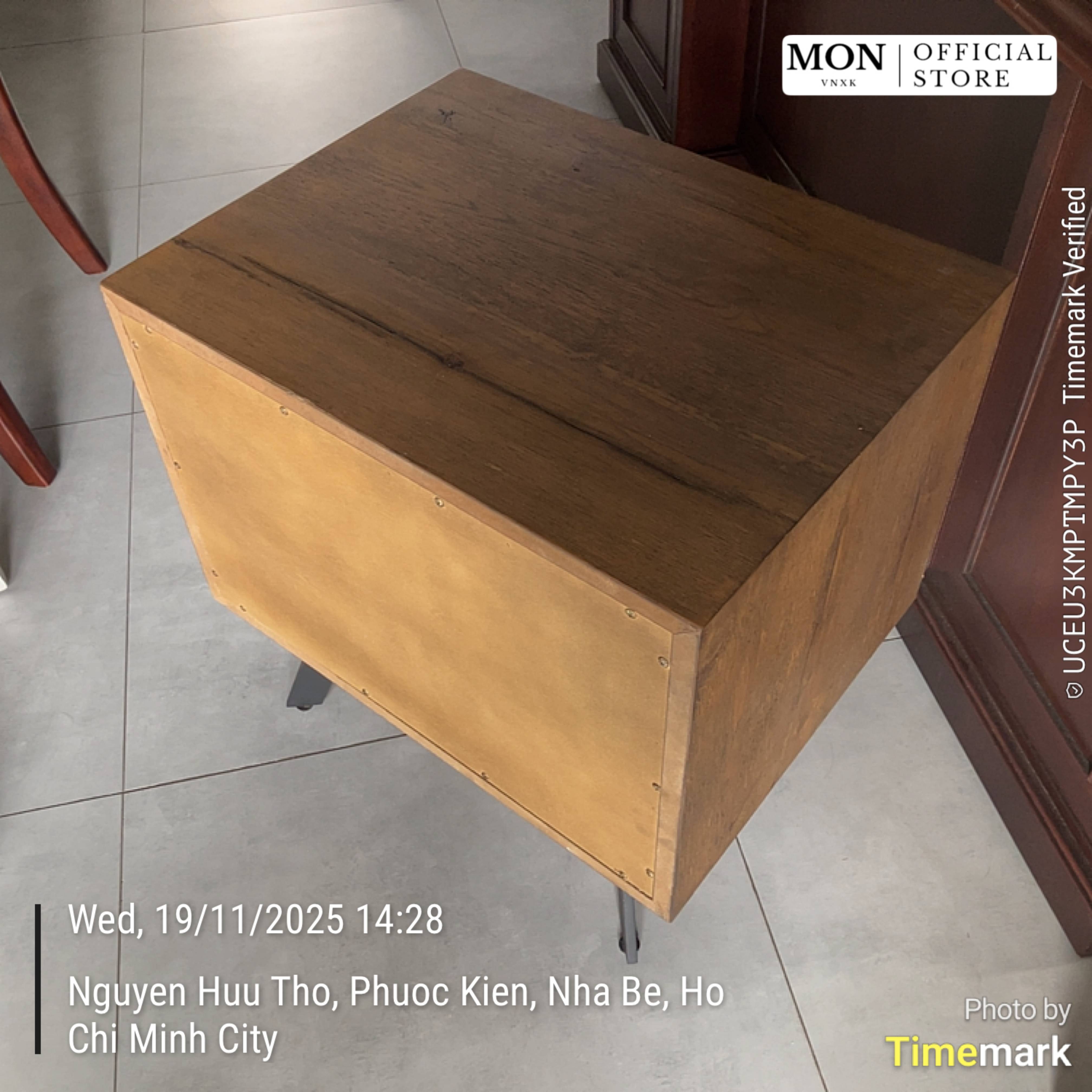 TỦ ĐẦU GIƯỜNG CLEVEDON 2-DRAWER SOLID OAK BEDSIDE TABLE_thumbnail_4