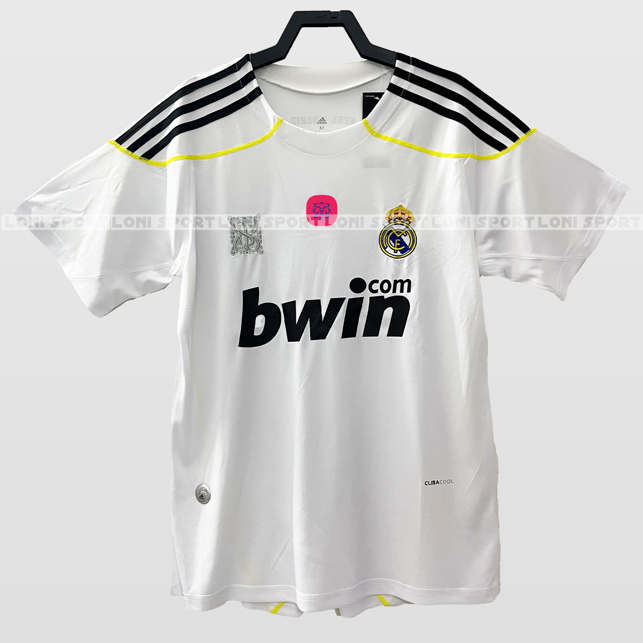 Áo Retro Real sân nhà trắng 2009/2010_thumbnail_1