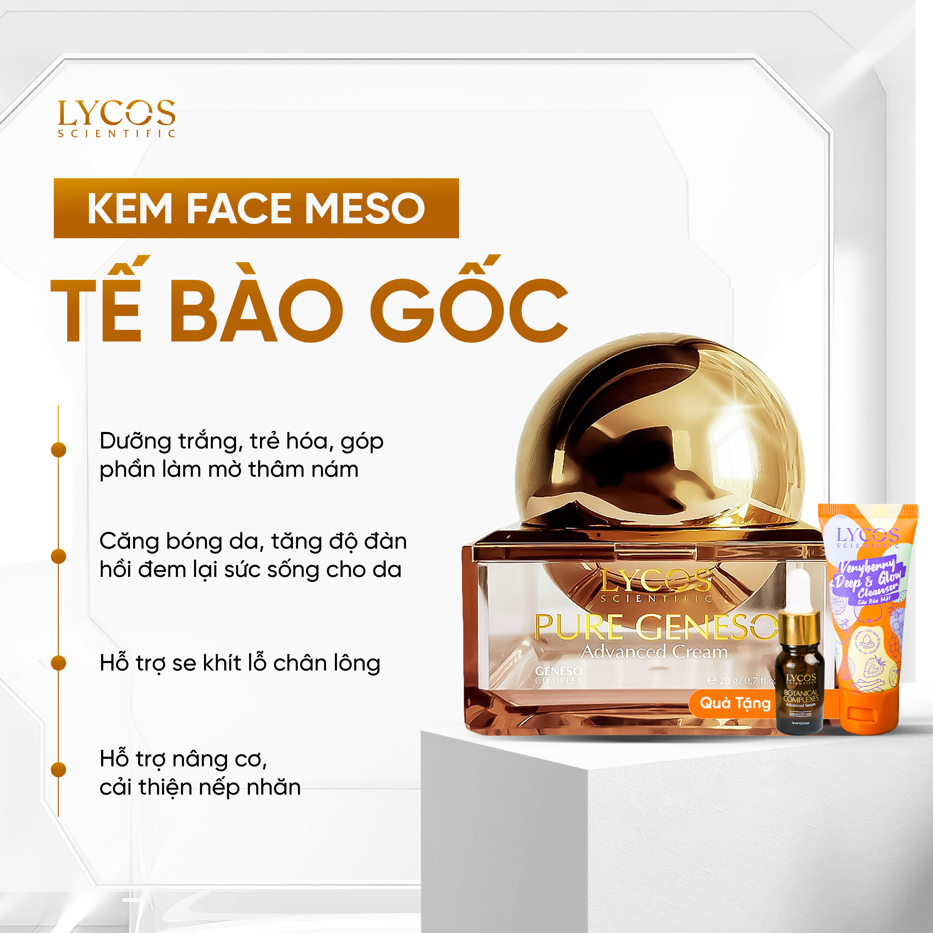 [MUA 1 ĐƯỢC 2] Kem Face Meso LYCOS Dưỡng Trắng, Căng Bóng & Dưỡng Da Mềm Mịn 20g – Tặng 1 Serum Cốt Hoa_thumbnail_5