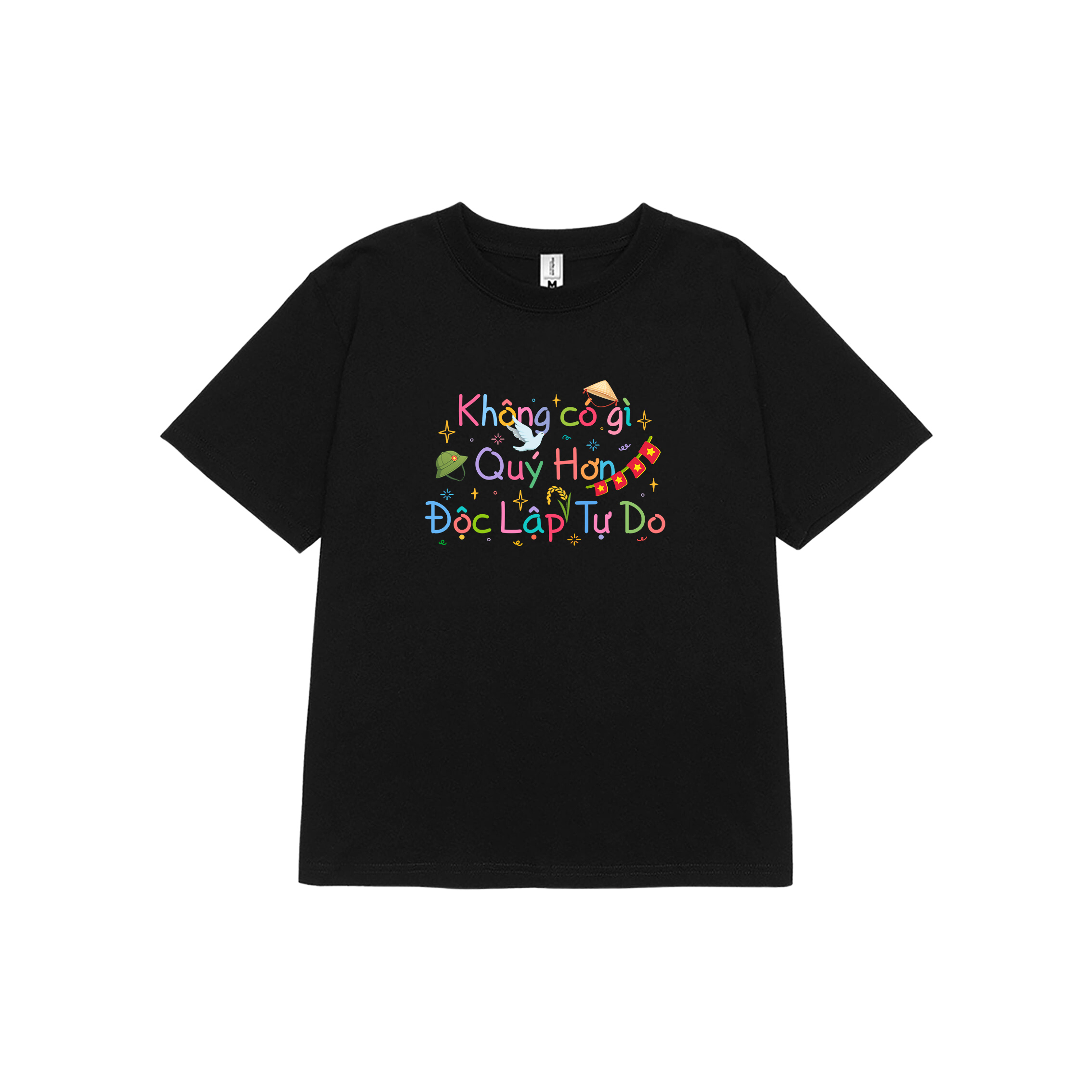 Áo baby tee Độc Lập Tự Do ABD2446 Miucho vải cotton thoáng mát mềm mại cổ tròn in mix_thumbnail_7