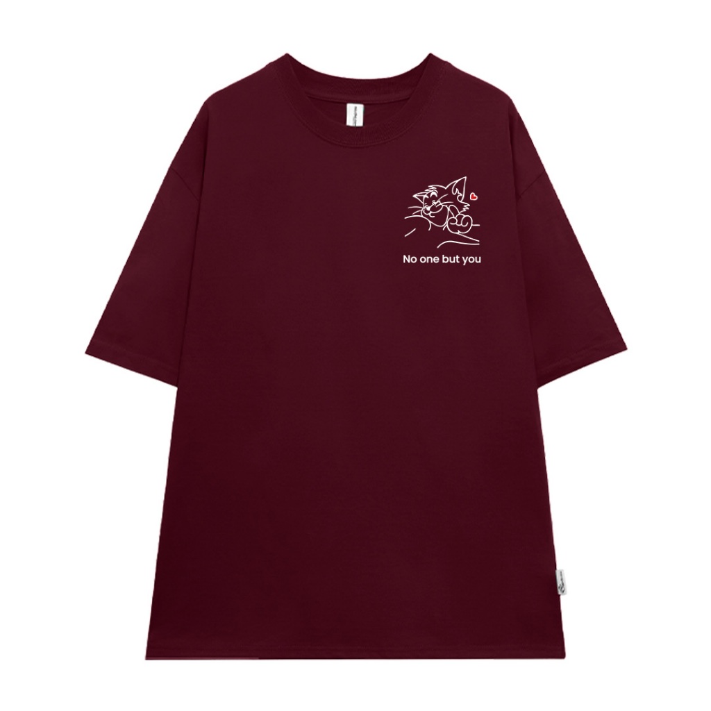 Áo thun couple form rộng cute hoạt hình unisex ATD1055 Miucho vải cotton tay lỡ cổ tròn in mix_thumbnail_21