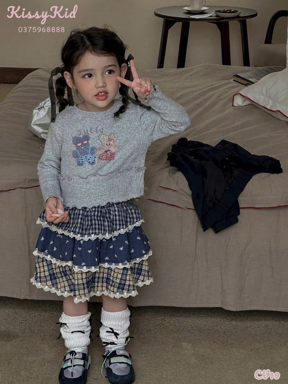 (CV19) Chân váy xoè tầng kẻ caro_thumbnail_0