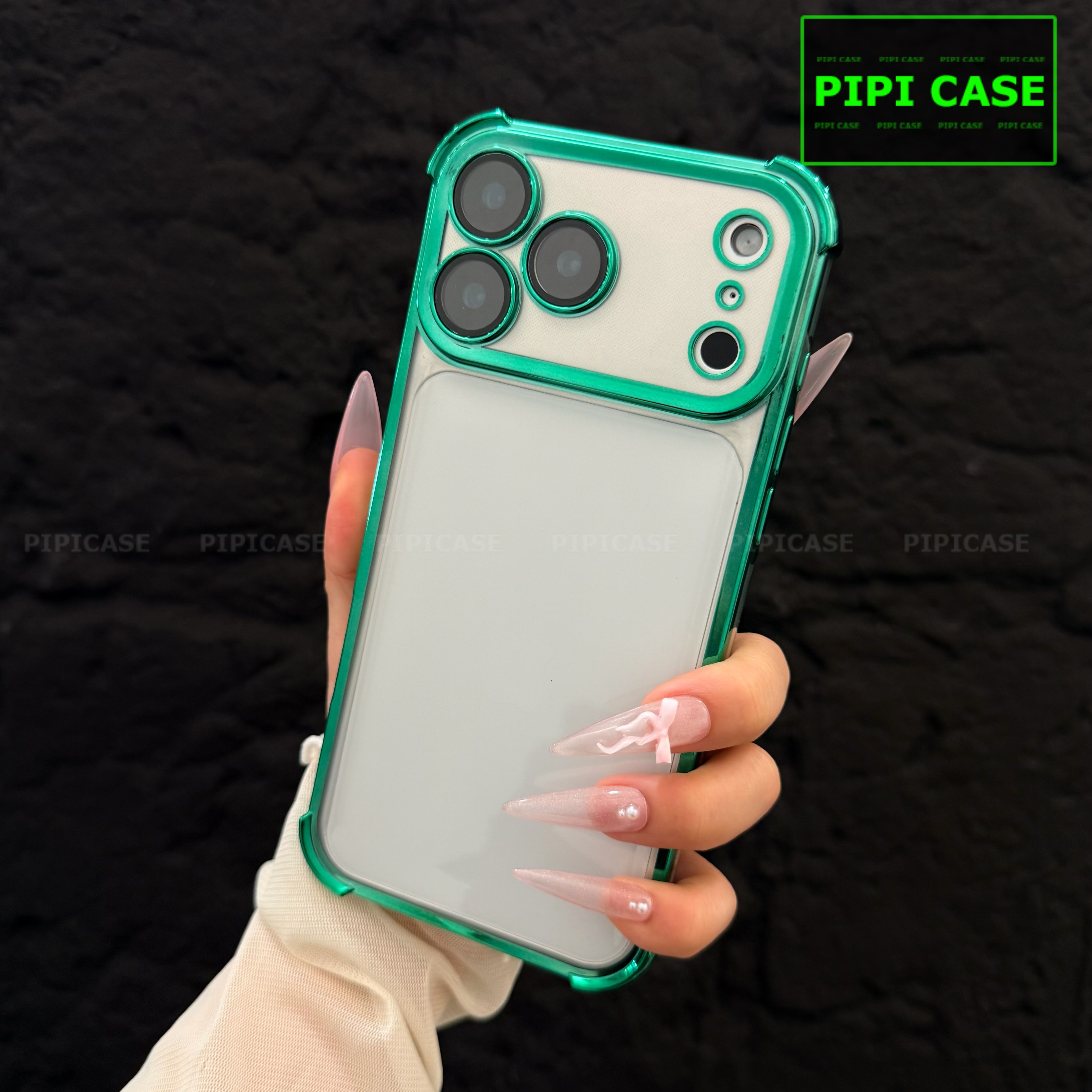Ốp Lưng iPhone 17 Pro - Gu - Xanh Lá