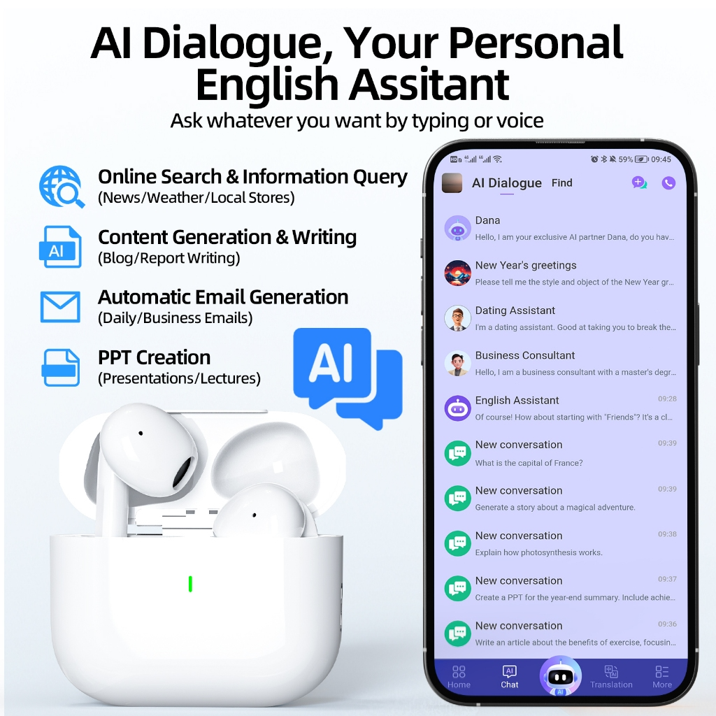 GOOJODOQ AI Pro 5 Bluetooth Earphones J201_thumbnail_3