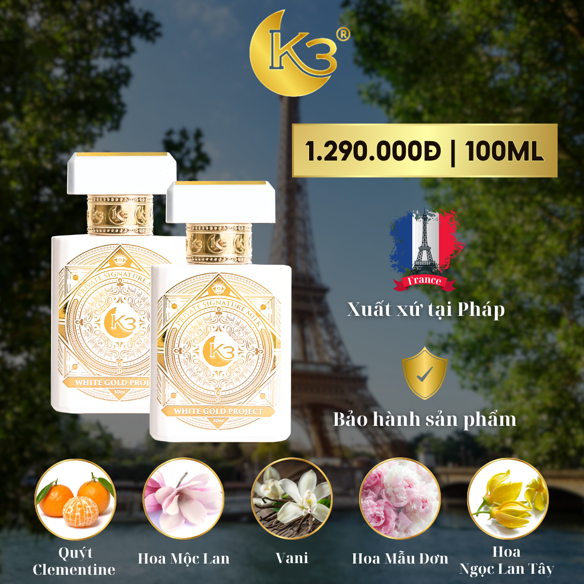 Combo 2 Chai Nước Hoa Nữ White Gold_thumbnail_4