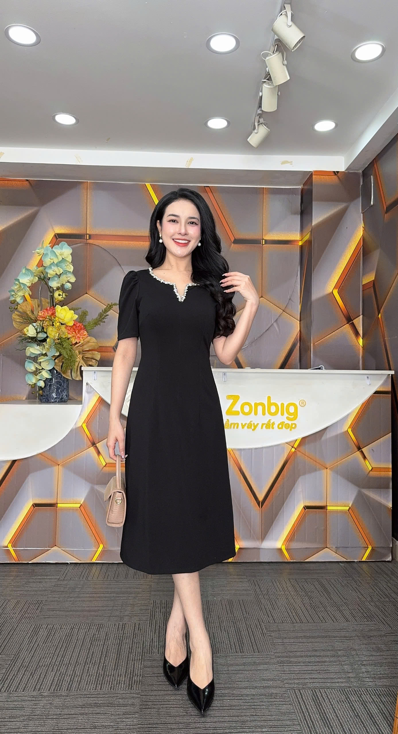 Đầm suông - Y1896 - Thương hiệu Zonbig_thumbnail_4