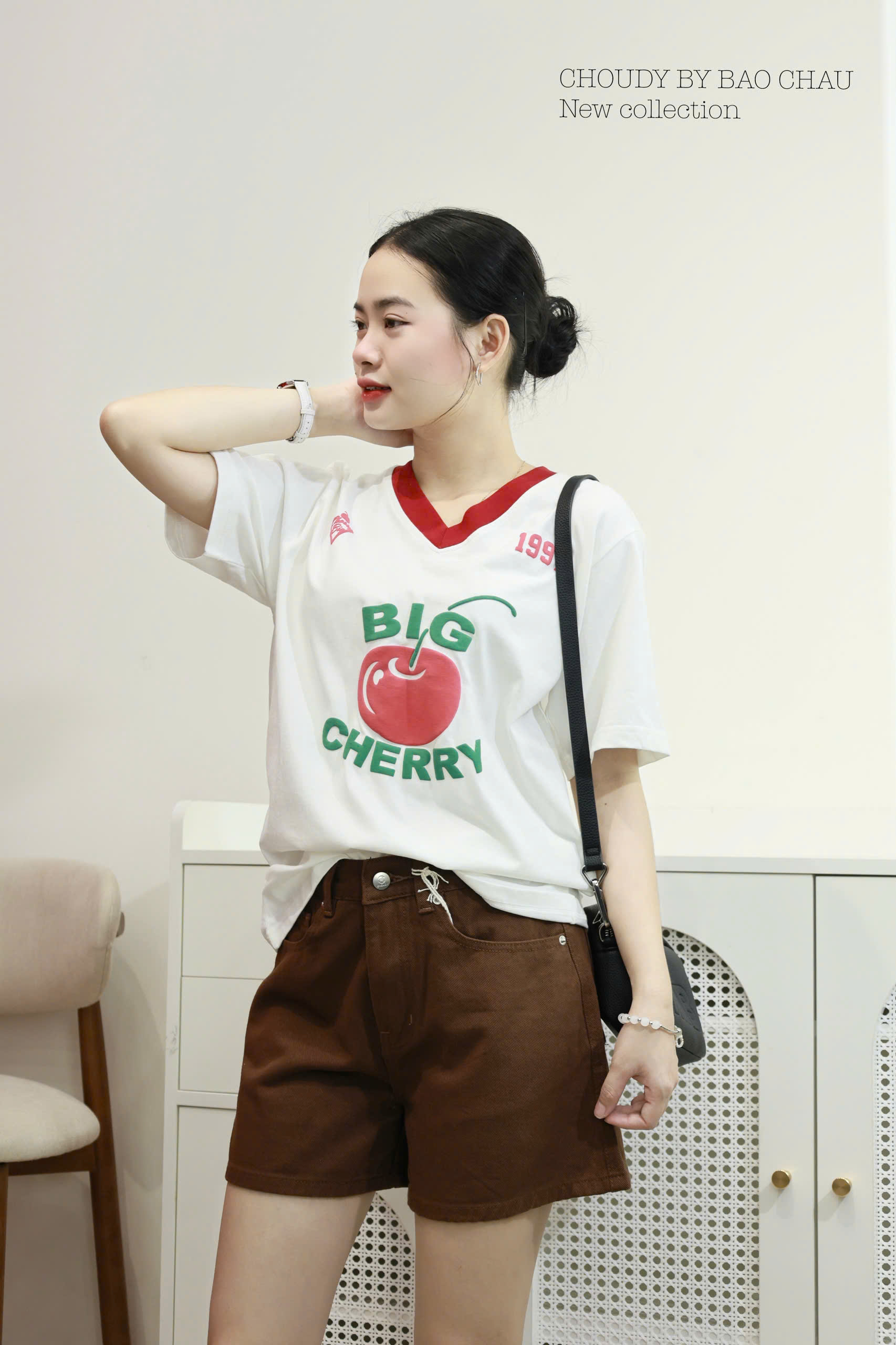 SALE U97 QUẦN SHORT NÂU