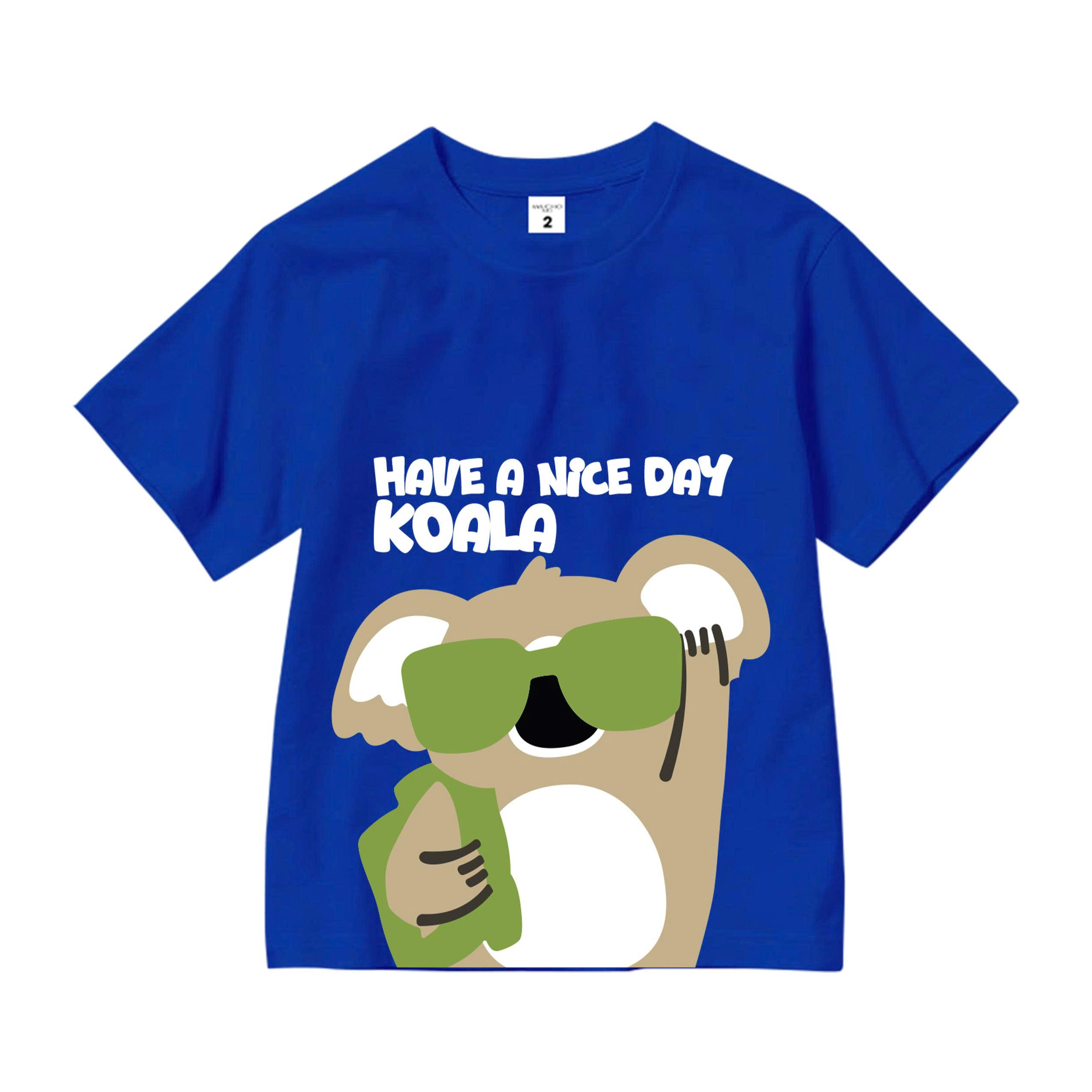 Áo thun form rộng in họa tiết dễ thương cho bé AED2305 Miucho Kid vải cotton thoáng mát mềm mại_thumbnail_13