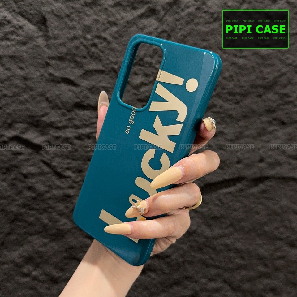 Ốp Lưng Samsung A73 - Lucky - Xanh Dương