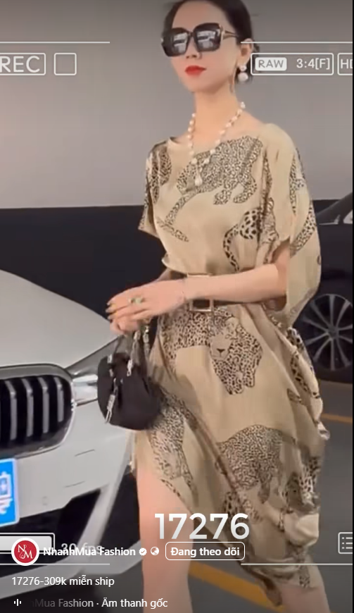 17276-Đầm suông lụa họa tiết báo cách điệu (lụa latin)_thumbnail_0