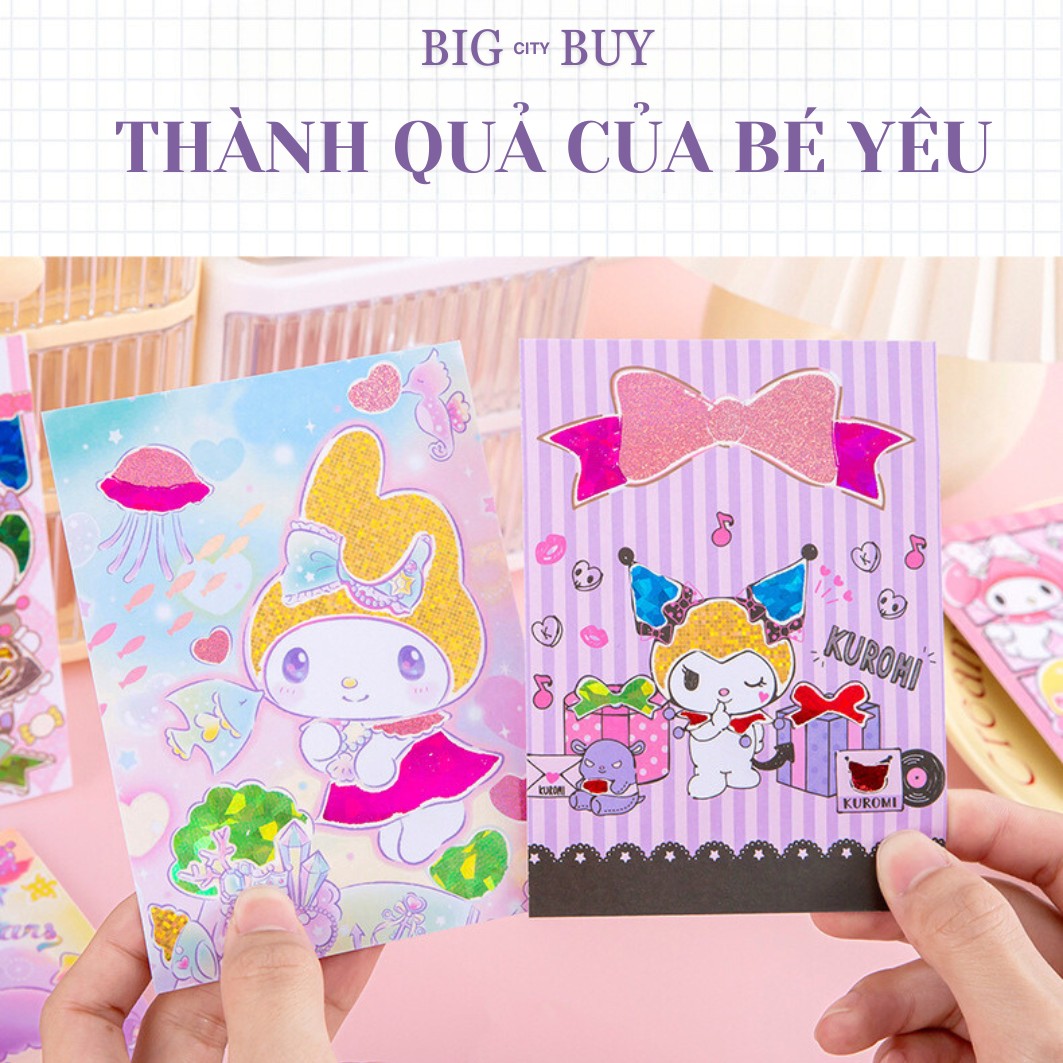 Tranh Bóc dán lấp lánh KUROMI_thumbnail_2